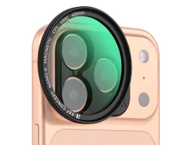   K&F Concept csíptethető mobiltelefonos CPL szűrő ökoszisztéma kit