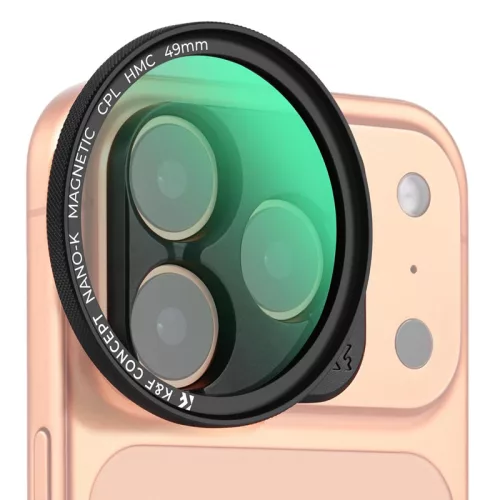 K&F Concept csíptethető mobiltelefonos CPL szűrő ökoszisztéma kit
