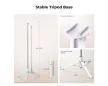K&F Concept X96 1,72 m-es alumínium szelfibot kihúzható rúddal, fehér