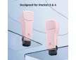 K&F Concept rózsaszín védőtok DJI Osmo Pocket 3 és Pocket 4 kamerához