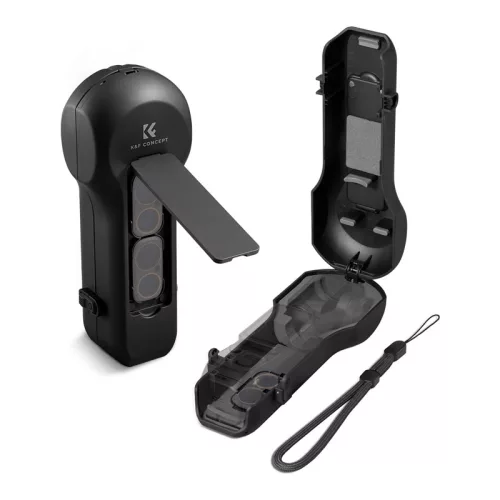 K&F Concept védőtok Insta360 Luna Ultra kamerához, fekete