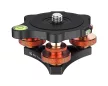 K&F Concept Tri-Wheel Tripod Leveling Base