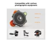 K&F Concept Tri-Wheel Tripod Leveling Base