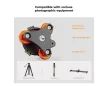 K&F Concept Tri-Wheel Tripod Leveling Base