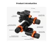 K&F Concept Three Dimensional Geared Tripod Head
