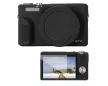 K&F Concept szilikon védőtok készlet Canon PowerShot G7 X Mark III fényképezőgéphez, fekete