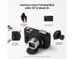 K&F Concept szilikon védőtok készlet Canon PowerShot G7 X Mark III fényképezőgéphez, fekete