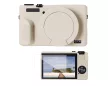 K&F Concept szilikon védőtok készlet Canon PowerShot G7 X Mark III fényképezőgéphez, bézs