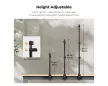 K&F Concept 37–90 cm-es C-Clamp Tabletop Stand with Ballhead