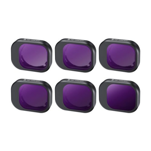 K&F Concept 6db-os ND szűrő szett DJI Mini 4 Pro-hoz (ND4+ND8+ND16+ND32+ND64+ND1000)