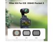 K&F Concept CPL+ND4+ND8 filter kit For DJI Osmo Pocket 3
