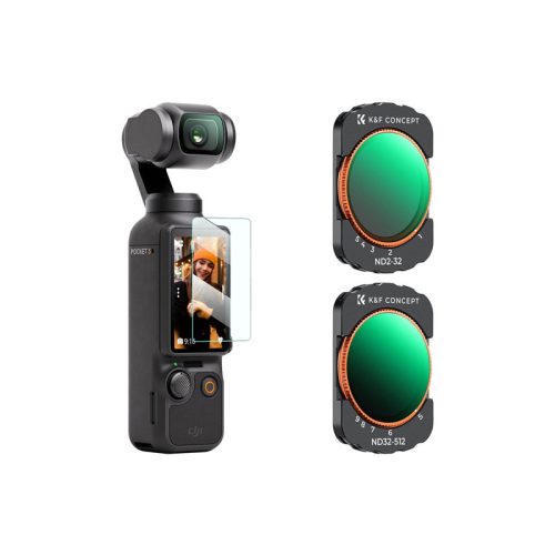 K&F Concept Nano-X VND szűrő kit DJI Osmo Pocket 3-hoz (Mágneses VND2-32 + VND32-512)