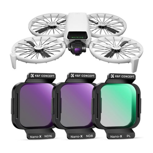 K&F Concept DJI Flip 3 darabos szűrő készlet (CPL+ND8+ND16)