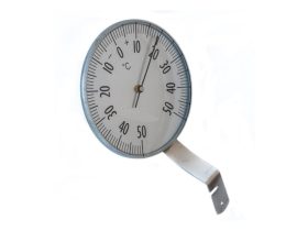 Bimetál ablakhőmérő fém 304.típus