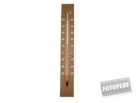 Üveghátlapos hőmérő, füst színű -30+50