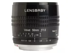 Lensbaby Velvet 56 fekete objektív (Samsung NX)