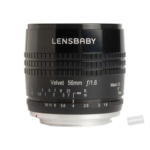 Lensbaby Velvet 56 fekete objektív (Micro 4/3)