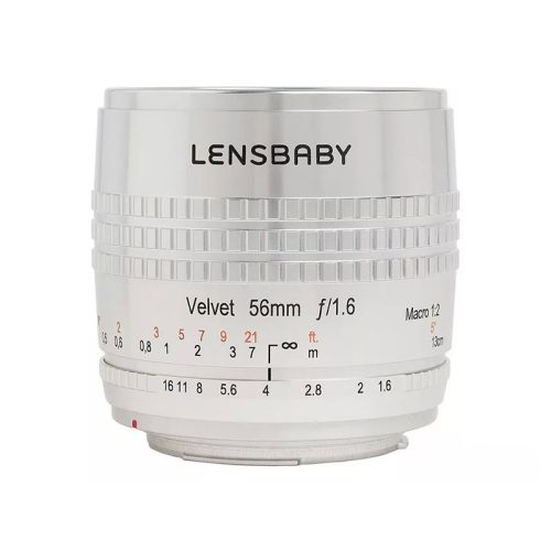 Lensbaby Velvet 56 ezüst objektív (Canon EF)