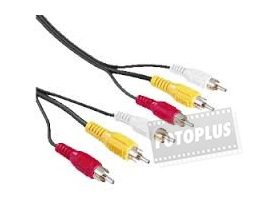 Hama 2x3 rca 2m összekötőkábel