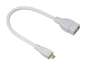 Hama Micro USB OTG adapter, 0,15 méter, fehér