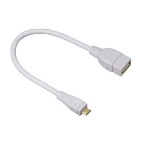 Hama Micro USB OTG adapter, 0,15 méter, fehér