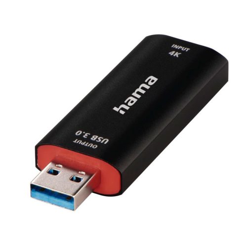Hama video rögzítő adapter, USB - HDMI, 4K