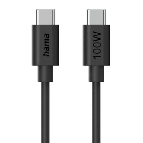 Hama adatkábel USB 2.0 USB Type-C/Type-C (100W) 1,2M
