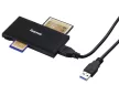 Hama USB 3.0 SUPERSPEED "SLIM" MULTI KÁRTYAOLVASÓ, FEKETE
