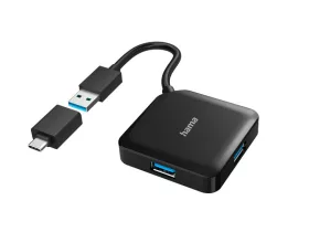 Hama USB HUB + USB-C adapter
