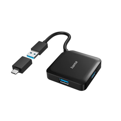 Hama USB HUB + USB-C adapter