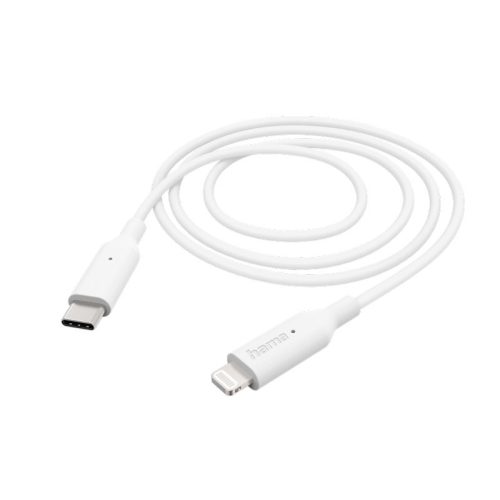 Hama adatkábel Lightning - USB Type-C, 1m, fehér