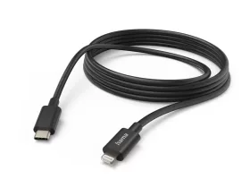   Hama fekete FIC E3 adatkábel Lightning - USB Type-C 3 méter