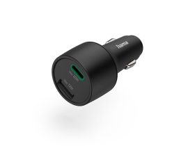 Hama USB A + USB-C (PD,QC) 32W autós töltő