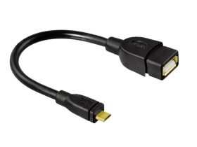 Hama micro usb-usb female a adapter 0,15m
