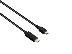 Hama adatkábel USB Type-C / MINI USB , 0,75m