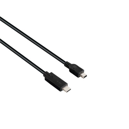 Hama adatkábel USB Type-C / MINI USB , 0,75m