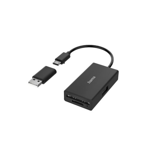 Hama kártyaolvasó USB HUB OTG adapter kombó