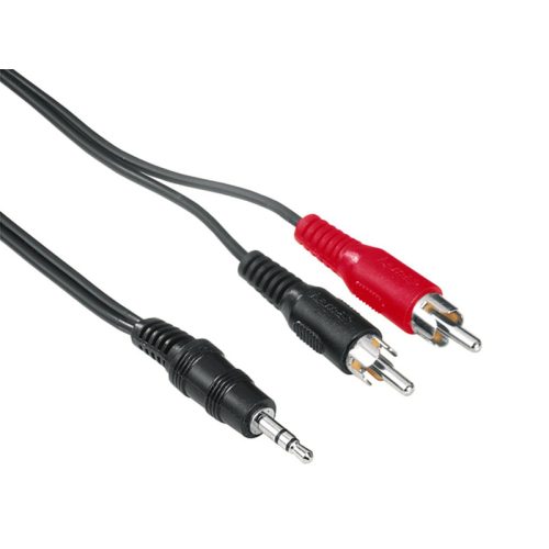 Hama 2RCA-3,5mm Jack Stereo 5m