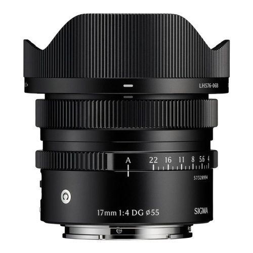 Sigma 17mm f/4 DG DN (C) objektív, fekete (Sony E)