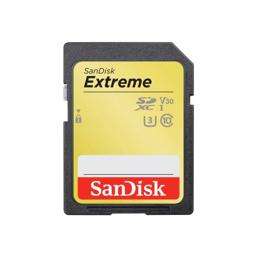 Sandisk 256GB Extreme SDXC 180mb/s / 130mb UHS-I CL10 U3 V30 memóriakártya