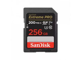   Sandisk 256GB SDXC Extreme Pro 200/140MB/s CL10 U3 V30 memóriakártya