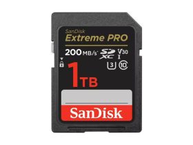   Sandisk 1TB SDXC Extreme Pro 200/140MB/s CL10 U3 V30 memóriakártya
