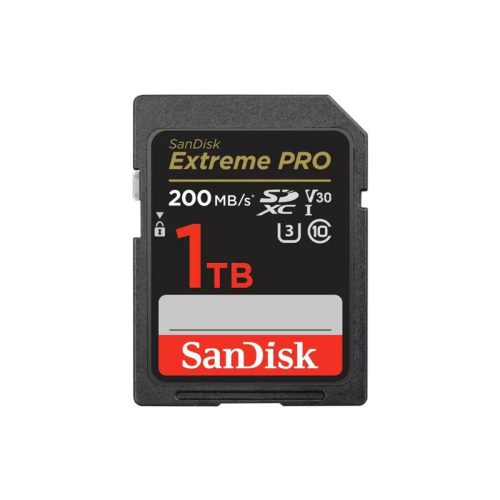 Sandisk 1TB SDXC Extreme Pro 200/140MB/s CL10 U3 V30 memóriakártya