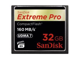 SanDisk Extreme Pro 32GB CF memóriakártya 160MB/sec