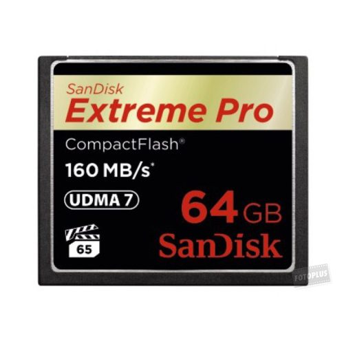 SanDisk Extreme Pro 64GB CF memóriakártya 160MB/sec