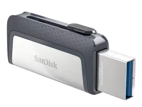 Sandisk 256gb ultra dual usb3.1 type-c flash drive