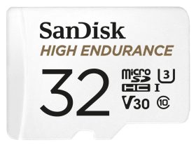   SANDISK MICRO SDHC KÁRTYA HIGH ENDURANCE 32GB,100 MB/S,C10,U3,V30