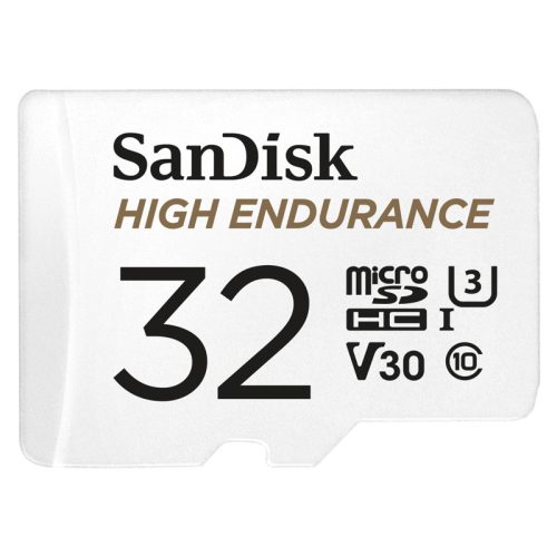 SANDISK MICRO SDHC KÁRTYA HIGH ENDURANCE 32GB,100 MB/S,C10,U3,V30