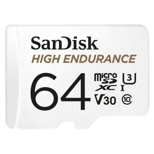 SANDISK MICRO SDXC KÁRTYA HIGH ENDURANCE 64GB,100 MB/S,C10,U3,V30