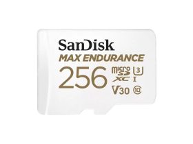   Sandisk 256 GB MicroSDXC Max Endurance 100 MB/S, 40 MB/S V30, A2, C10, U3, memóriakártya